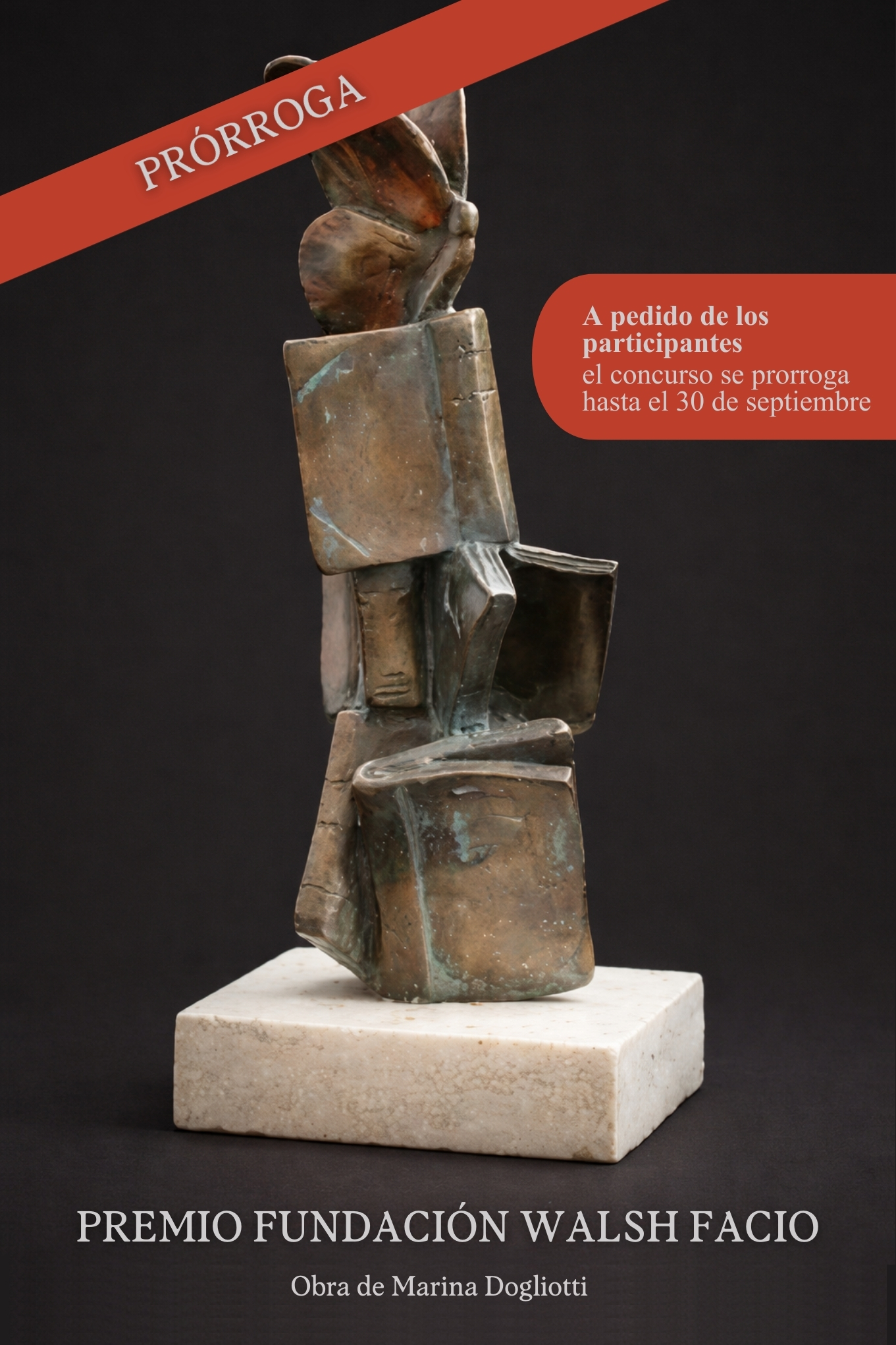 A pedido de los participantes, el concurso se prorroga hasta el 30 de septiembre.