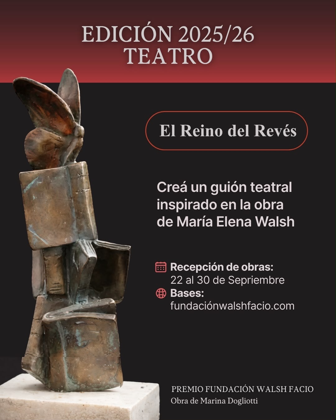 “EL REINO DEL REVÉS”  BASES Y CONDICIONES 2025/26 TEATRO